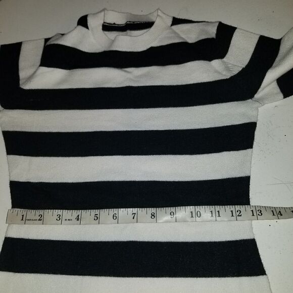 Vella Valentina Striped Midi Long Sleeve Dress small - Picture 12 of 15